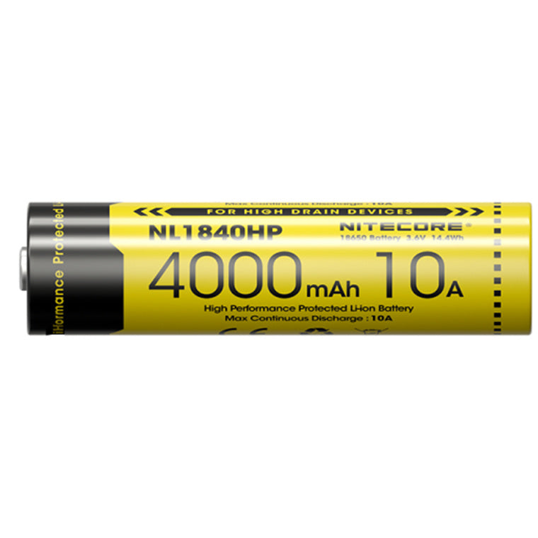 NITECORE 18650 RECHARGEABLE BATTERY 3.6V 10A 4000MAH