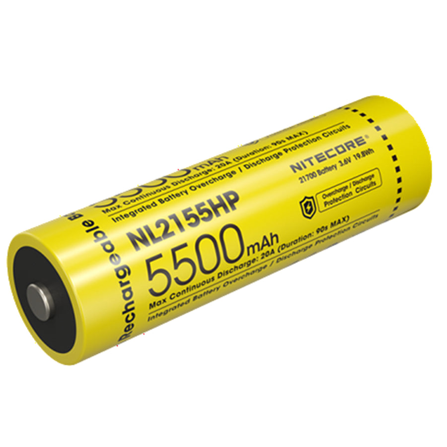 NL2155HP - NITECORE 5500MAH WIEDERAUFLADBARE 21700 LI-ION-BATTERIE