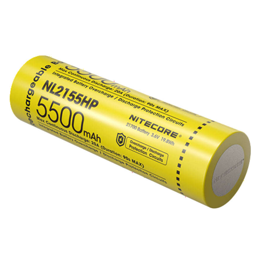 NL2155HP - NITECORE 5500MAH WIEDERAUFLADBARE 21700 LI-ION-BATTERIE