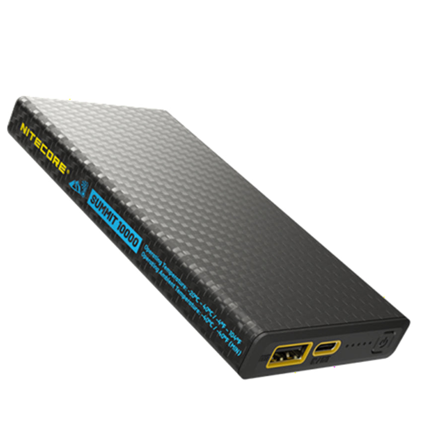 NITECORE 10;000MAH POWER BANK LOW TEMP RESISTANT CARBON FIBER ENERGY BRICK