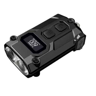 TINI3-B - NITECORE 600 LUMEN USB-C RECHARGEABLE KEYCHAIN TORCH BLACK