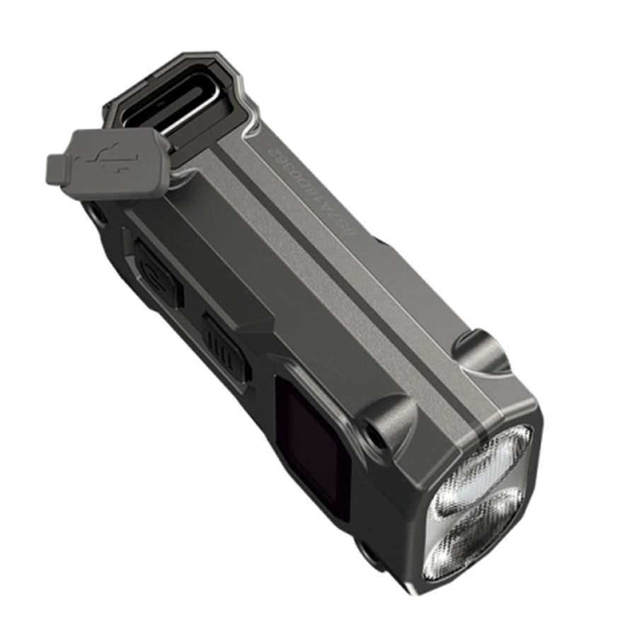 TINI3-B - NITECORE 600 LUMEN USB-C RECHARGEABLE KEYCHAIN TORCH BLACK