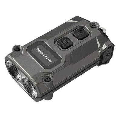 TINI3-G - NITECORE 600 LUMEN USB-C RECHARGEABLE KEYCHAIN TORCH GREY