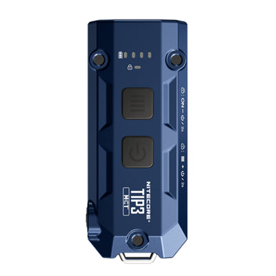 TIP3-BLUE - NITECORE TIP3 720 LUMEN KEYCHAIN TORCH CLASSIC ALLOY COBALT BLUE