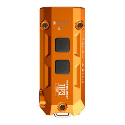 TIP3-ORANGE - NITECORE TIP3 720 LUMEN SCHLÜSSELANHÄNGER-TASCHENLAMPE KLASSISCHE LEGIERUNG ORANGE