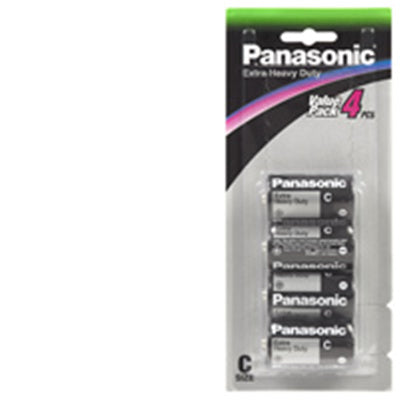 Panasonic R14NP/4B C Size 4 Pack Extra Heavy Duty