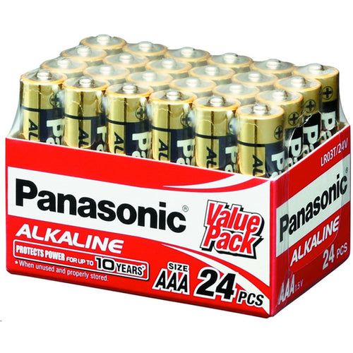 LR03T/24V - Panasonic AAA Alkaline Battery 24 Pack