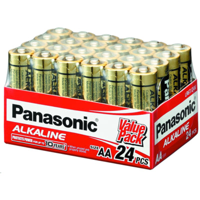 LR6T/24V - Panasonic AA Alkaline Battery 24 Pack