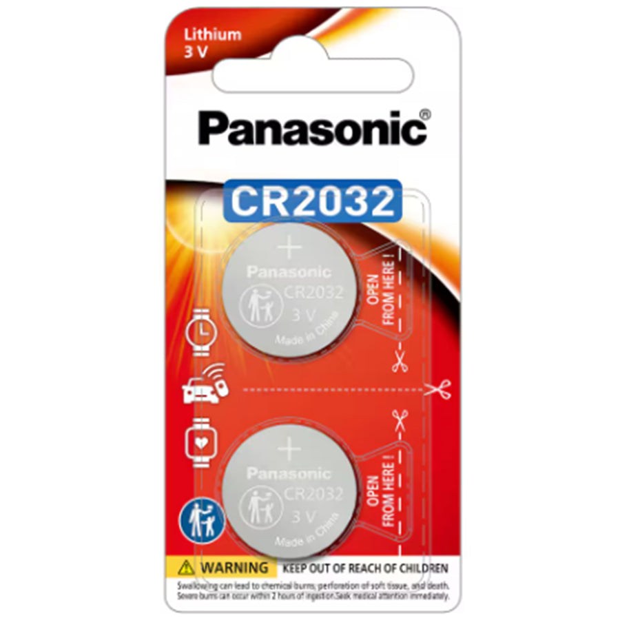 CR-2032PG/2B - BATTERY 3V LITHIUM 2032 PK2