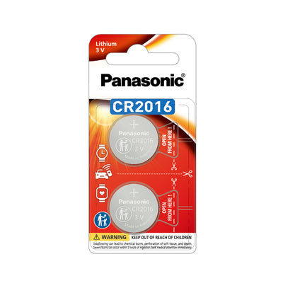 CR-2016PT/2B - BATTERY 3V LITHIUM 2016 PK2