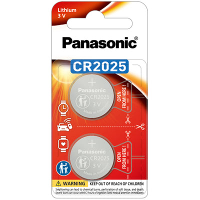 CR-2025PT/2B - BATTERY 3V LITHIUM 2025 PK2