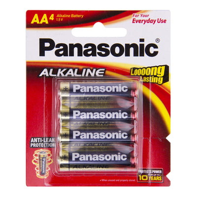 LR6T/4B - BATTERY AA 4PK ALKALINE