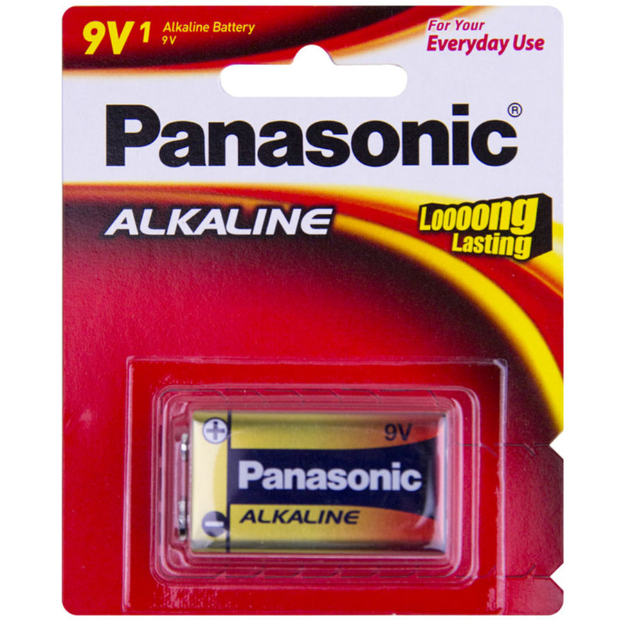 6LR61T/1B - BATTERY ALKALINE 9V 1PK