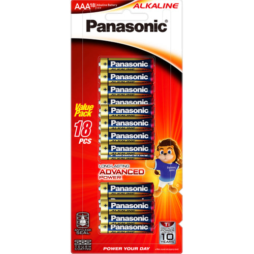 LR03T/18B - AAA ALKALINE 18PK