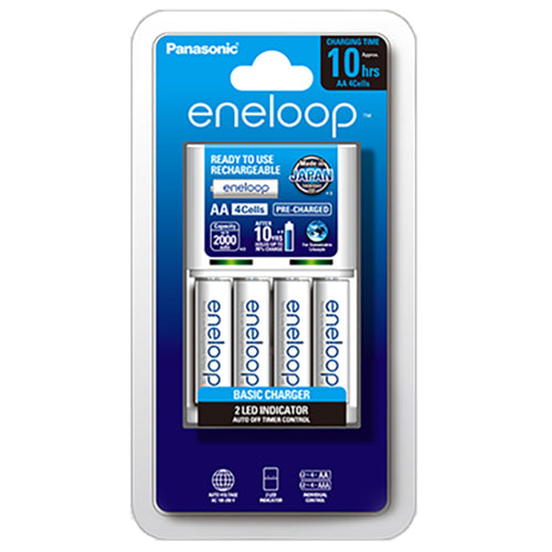 BATTERY CHARGER+4AA BATTERIES OVERNIGHT