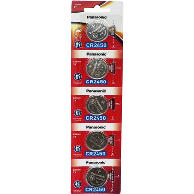 CR-2450/5BE - 2450 3V LITHIUM COIN BATTERY PK5