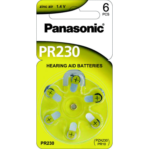 PR-230HEP/6C - HEARING AID BATTERY - PR70 / PR536