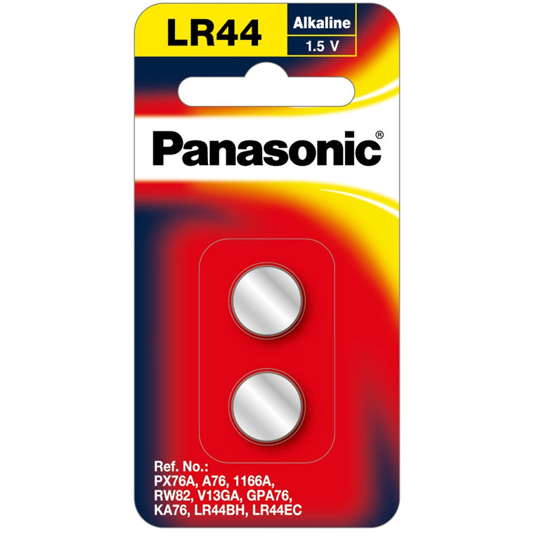 LR-44PT/2B - LR44 BUTTON BATTERY 2PK