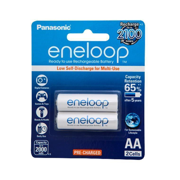 BATTERY RECHARGEABLE AA ENELOOP PK2
