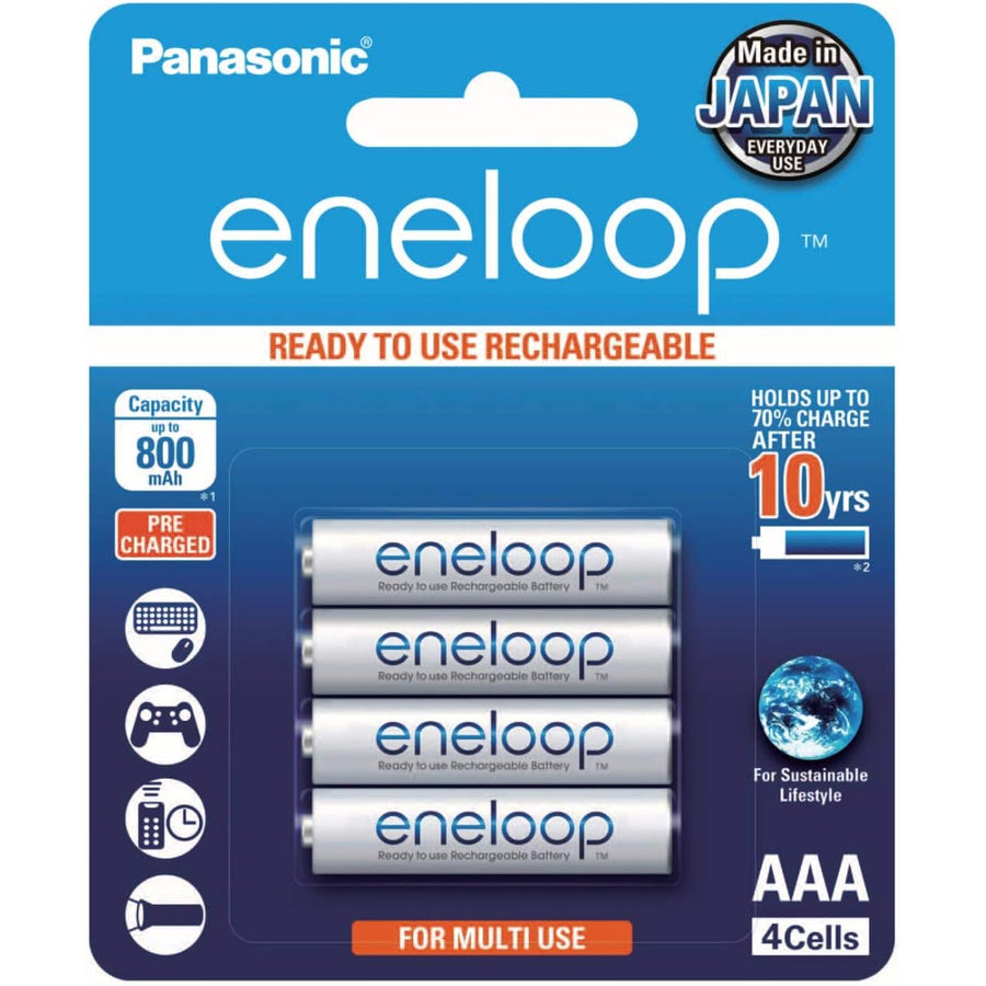 BK-4MCCE/4BA - BATTERY RECHARGEABLE AAA ENELOOP PK4