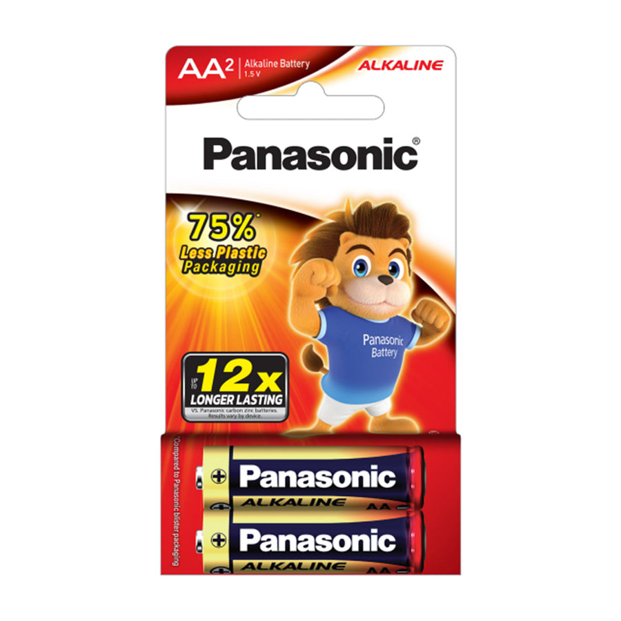 LR6T/2P - Panasonic AA Alkaline Battery 2 Pack