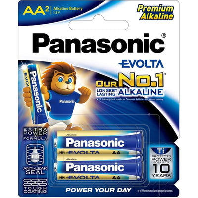 LR6EG/2P - Panasonic Evolta AA Alkaline Battery 2 Pack