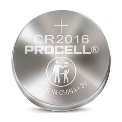 PROCELL DURPC2016 - Lithium CR2016 Coin Battery Box of 20 (4x Strips of 5)