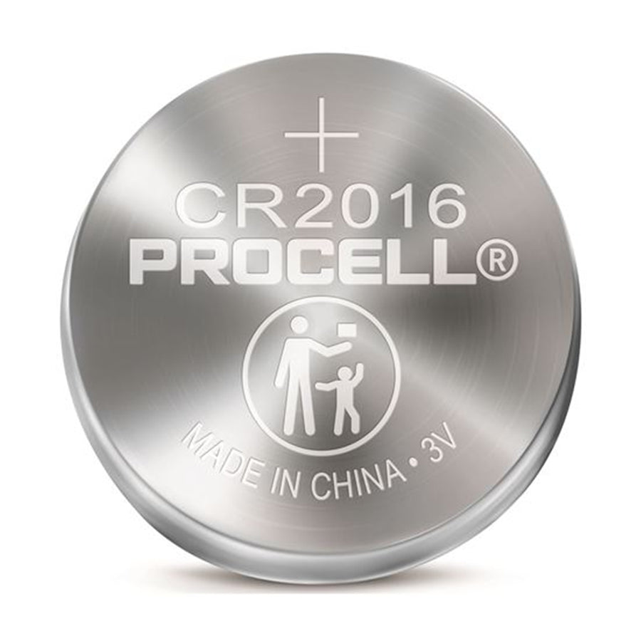 PROCELL DURPC2016 - Lithium CR2016 Coin Battery Box of 20 (4x Strips of 5)