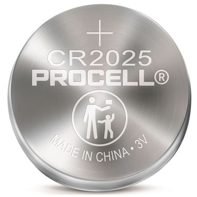 PROCELL DURPC2025 - Lithium CR2025 Coin Battery Box of 20 (4x Strips of 5)