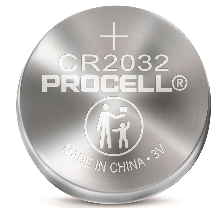PROCELL DURPC2032 - Lithium CR2032 Coin Battery Box of 20 (4x Strips of 5)