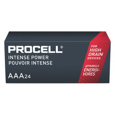 PROCELL DURPX2400 Intense AAA Alkaline Battery. Box of 24 made by Duracell