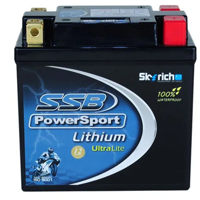 SUPER START LFP9Q-B - MOTORCYCLE AND POWERSPORTS BATTERY 12V 180CCA BY SSB HIGH PERFORMANCE