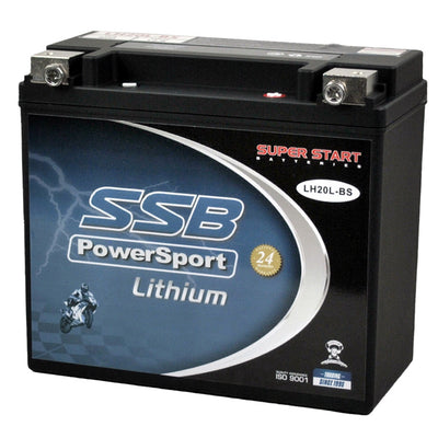 SUPER START MOTORCYCLE AND POWERSPORTS BATTERY LITHIUM ION 12V 700CCA BY SSB LIGHTWEIGHT LITHIUM IONPHOSPHATE