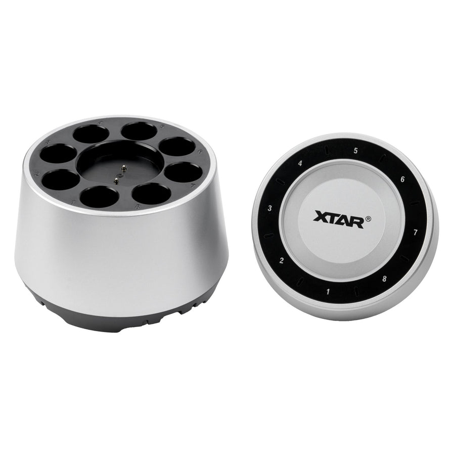 XTAR L8 Box Battery Charging Case AA and AAA Li-Ion and NiMH Compatible Input USB-C PD 5V 3A 1.5V Li-Ion