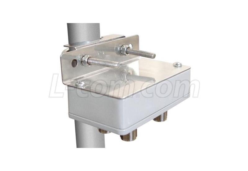 L-com BKT-04 - HGX-PMT14 Mast Mounting Kit for HyperLink Signal Filters & Splitters