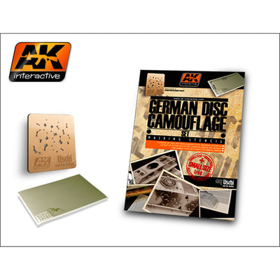 AK Interactive AK BOOKS/DVDS - GERMAN CAMO DISC SET 1/48