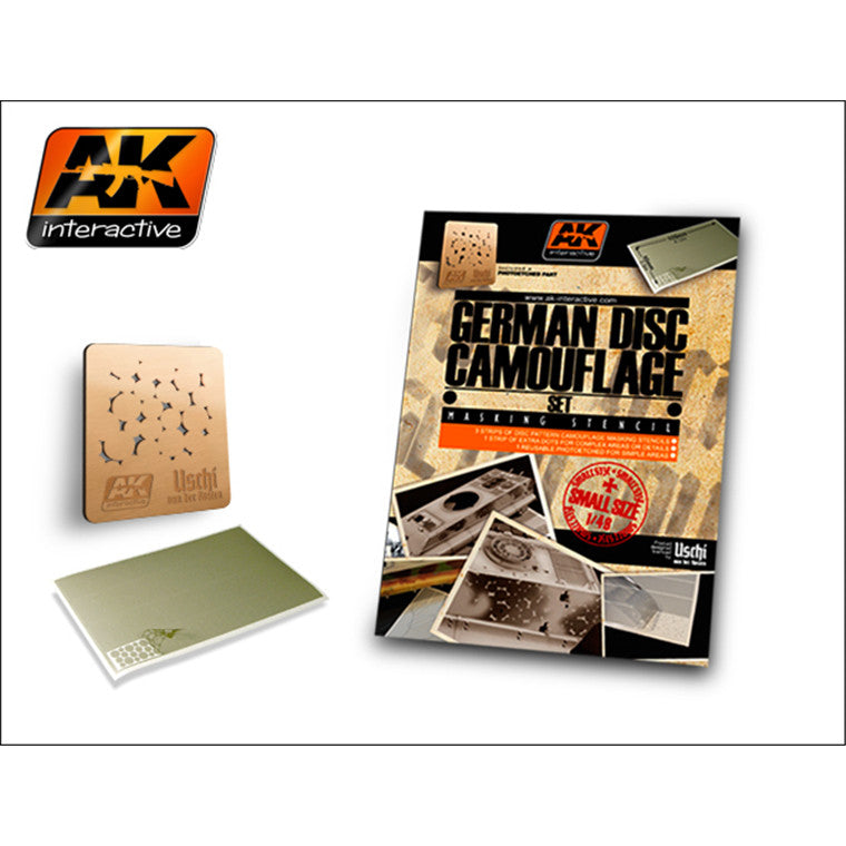 AK Interactive AK158 - AK BOOKS/DVDS - GERMAN CAMO DISC SET 1/48