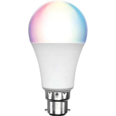 AM NewTechnologies WiFi LED RGB+CCT Smart Light Bulb B22, 9W, Dimmable, Bio-Rhythm Lighting Via Tuya App Remote Control Enabled 180 degrees Beam Angle (2 Years Warranty)