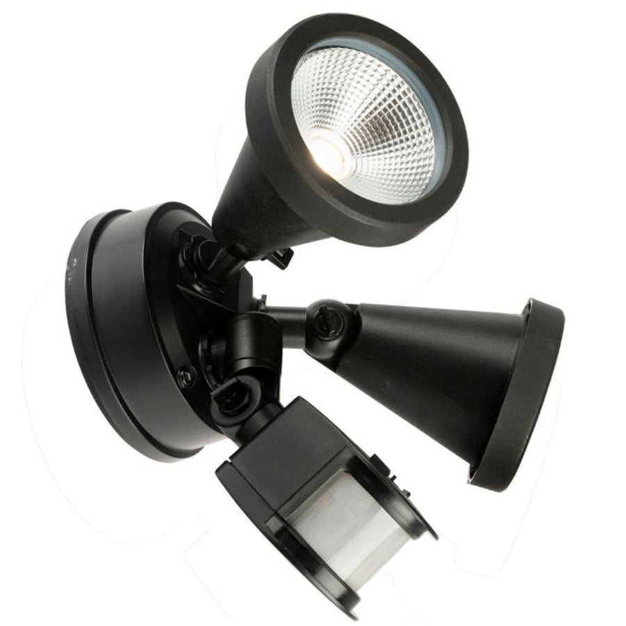 Brilliant Smart Stinger LED Twin Security Light with Sensor, IP44 Weather Resistant Advanced PIR motion sensing, Sensor range of 150 degrees x 12 metres - Ultra bright and long-life 2 x 10W COB LED Chip