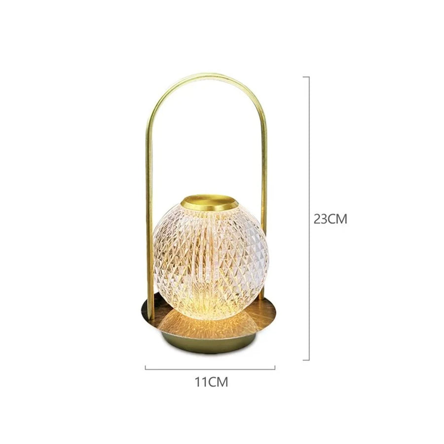 Highlight Portable Crystal Touch Control LED Table Lamp