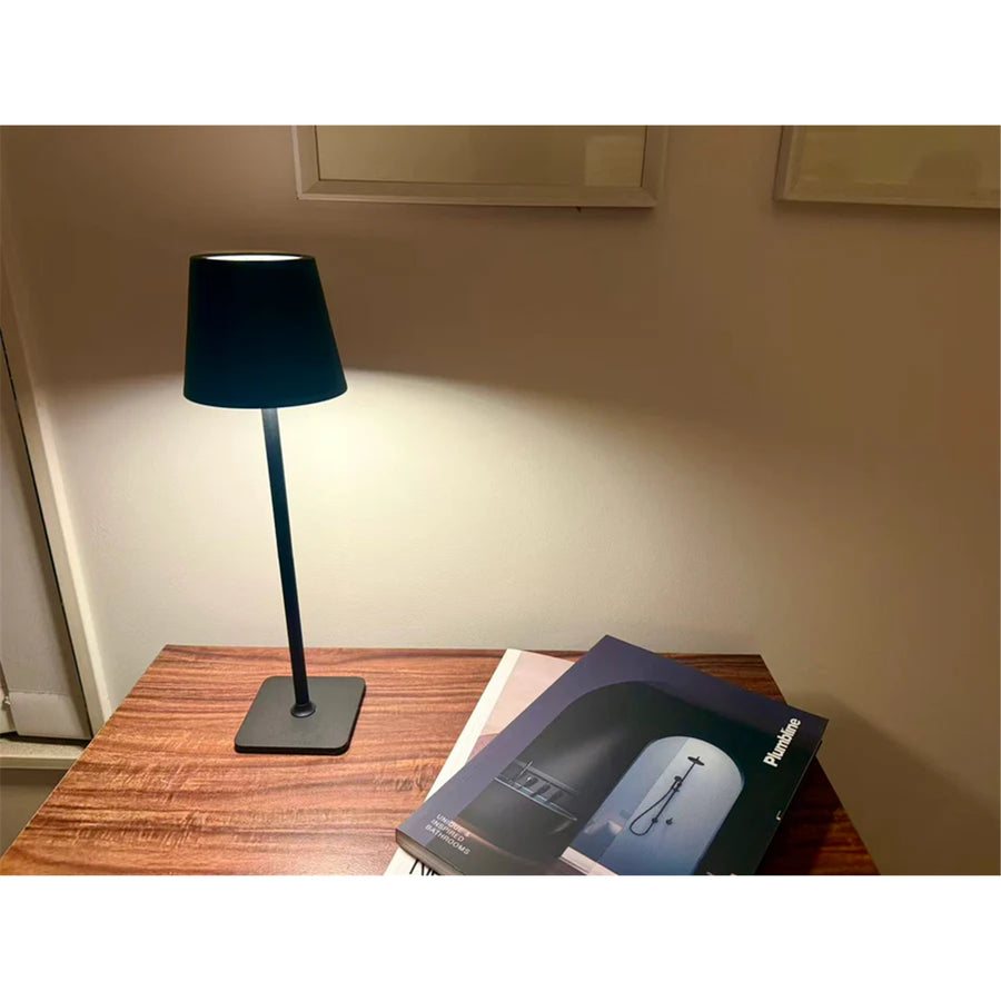 Highlight Rechargable Double-pole Touch Control LED Table Lamp