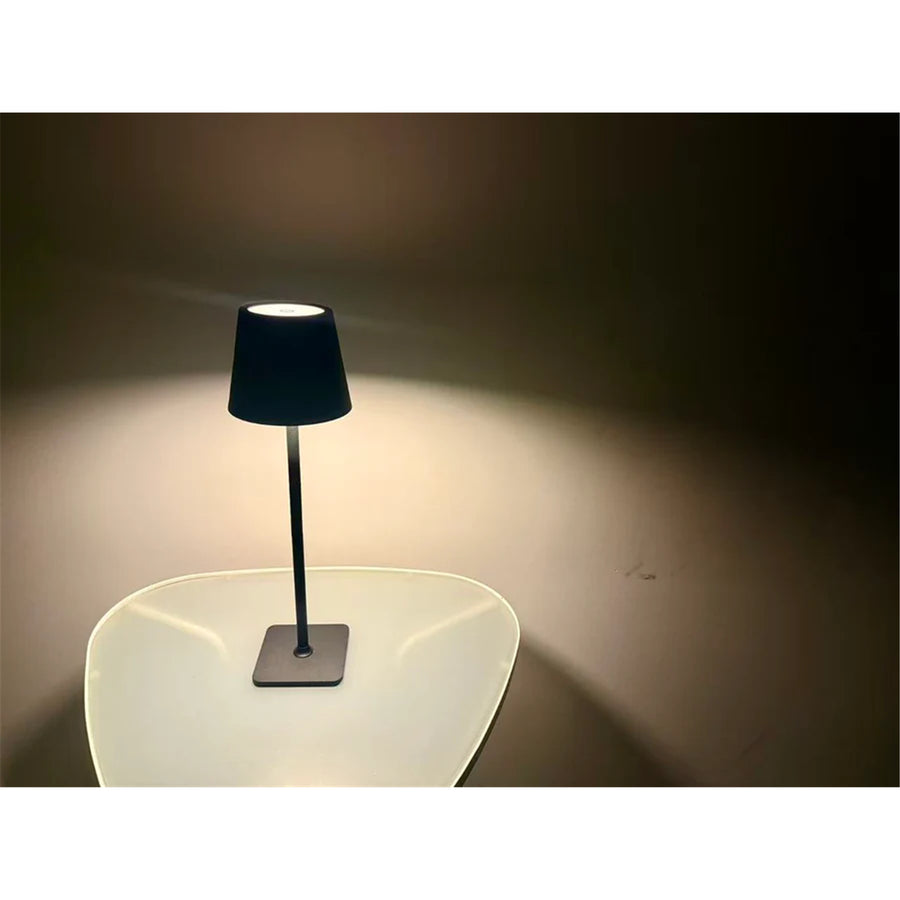 Highlight Rechargable Double-pole Touch Control LED Table Lamp