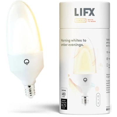 LCDDE14IN - LIFX Candle White to Warm E14 Edison Screw LED Bulb
