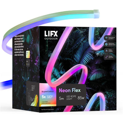 LFXNEON16WPAU - LIFX Super Colour Outdoor Neon Flex 5M Flexible Linear 2150 Lumens Ultra-Bright LED Light