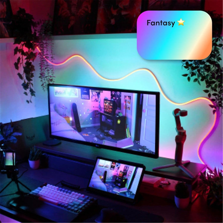 LFXNEON65AU - LIFX Neon SuperColour Flex 2M Indoor Flexible Linear Ultra-Bright LED Light Strip