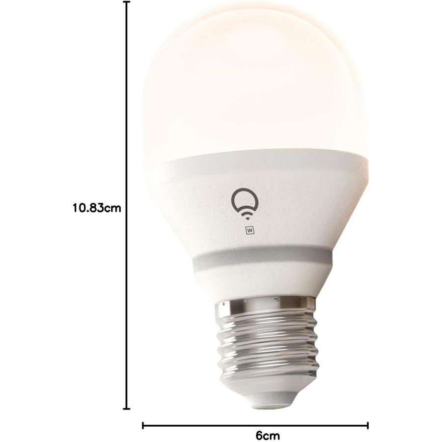 LIFX A19 Mini Smart Light Bulb White WiFi , E27, 800 Lumens, 9W, Dimmable