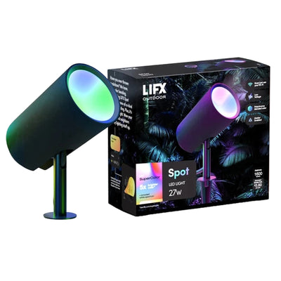 LFXLVSPOTRNDAU - LIFX SuperColor Smart Outdoor LED Spot Light