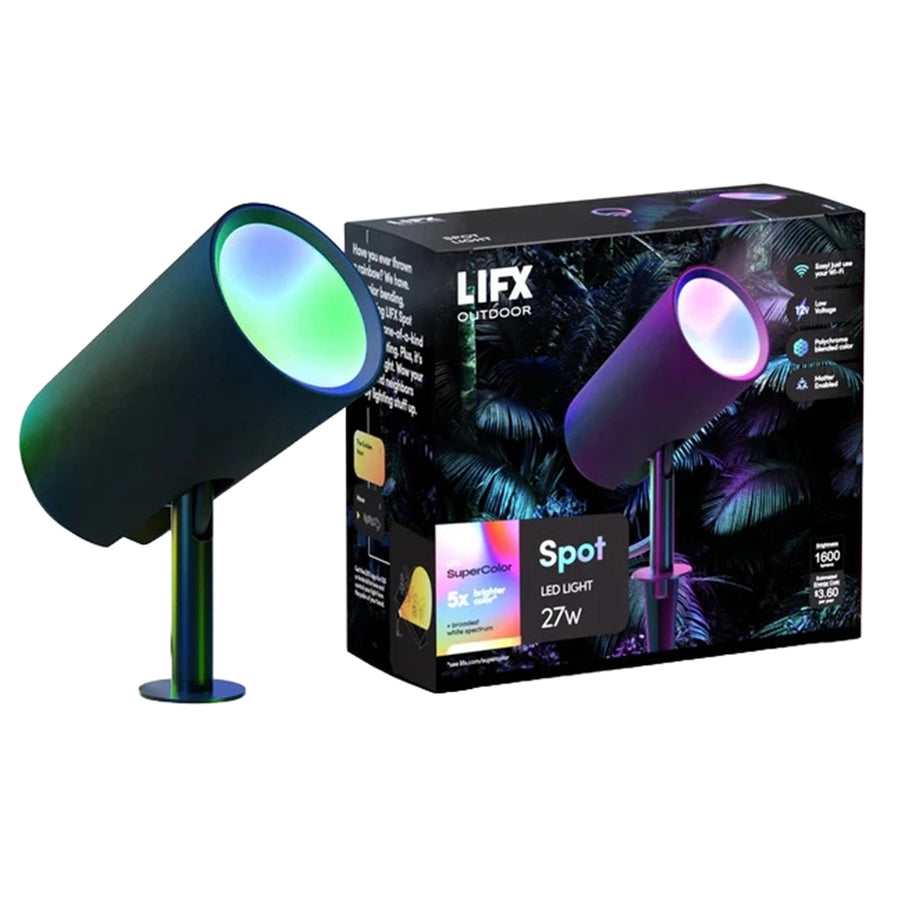 LFXLVSPOTRNDAU - LIFX SuperColor Smart Outdoor LED Spot Light