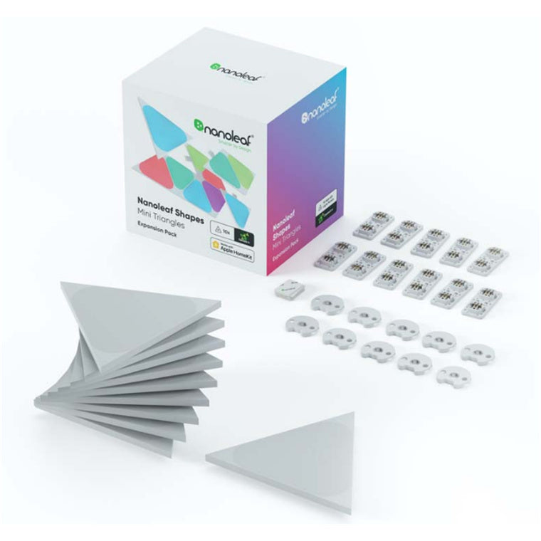 NL48-1001TW-10PK - Nanoleaf Shapes - Mini Triangles Expansion Pack (10 Panels)