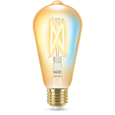 Philips WIZ018722 - WiZ Amber Filament WiFi+BLE 50W ST64 E27 920-50 Lampe